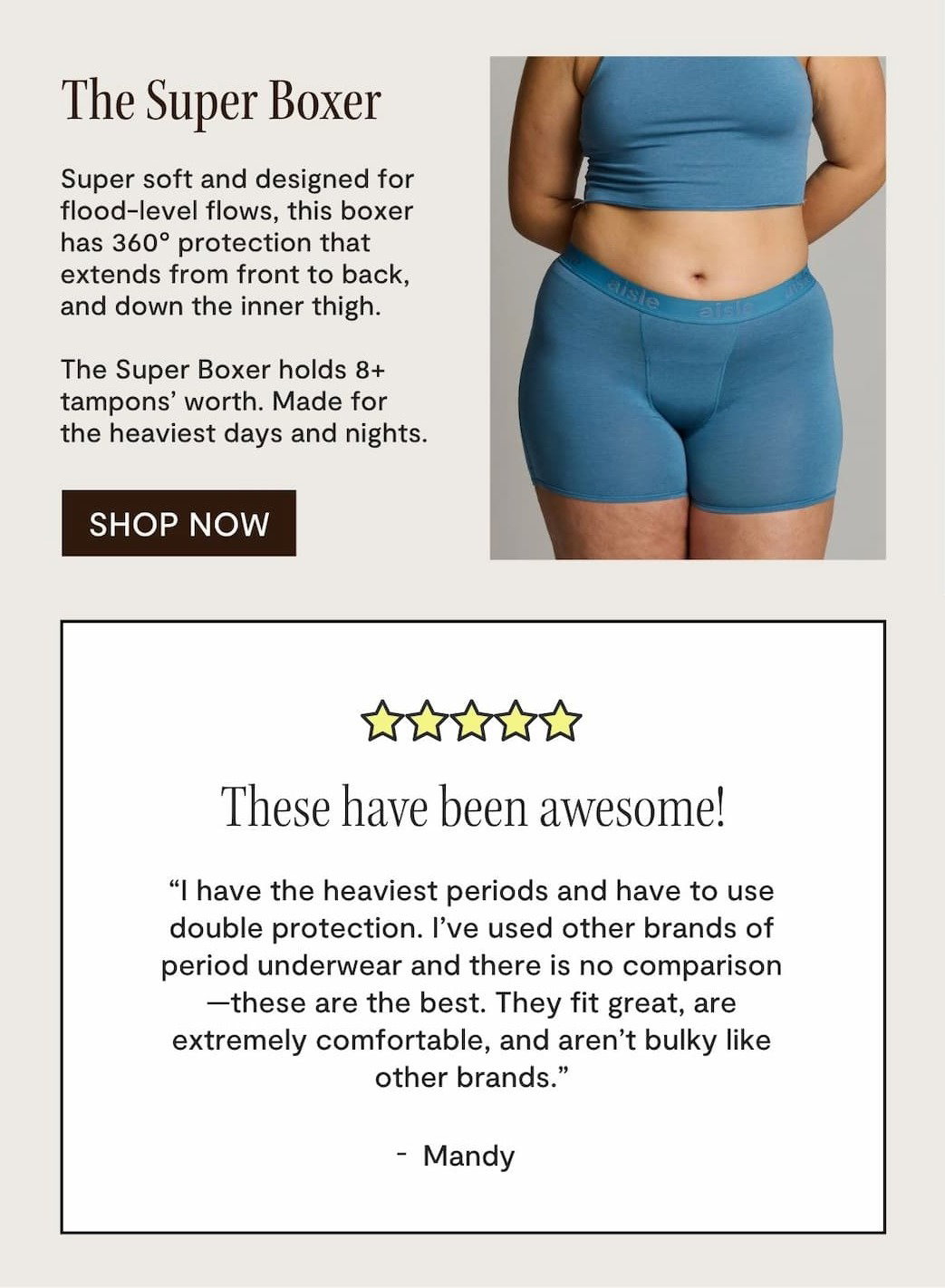 SHOP THE SUPER BOXER