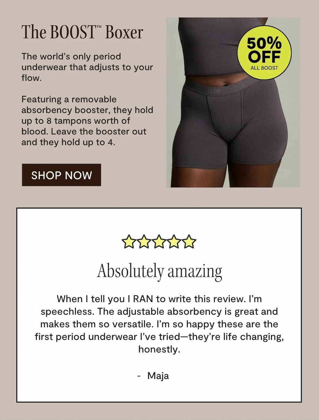 SHOP THE BOOST BOXER