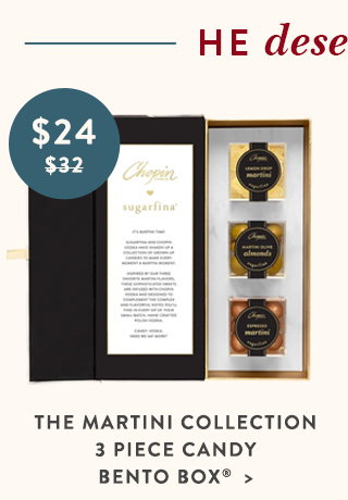 The Martini Collection 3 Piece Candy Bento Box®