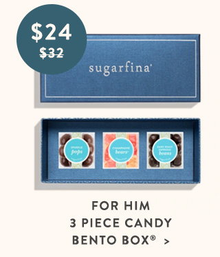  For Him 3 Piece Candy Bento Box®