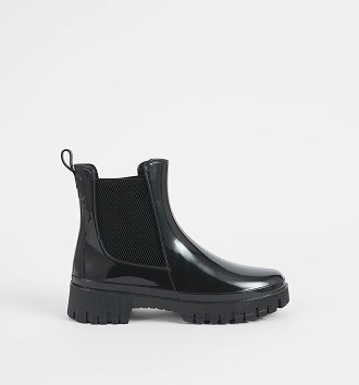 Patent Ankle Rainboots