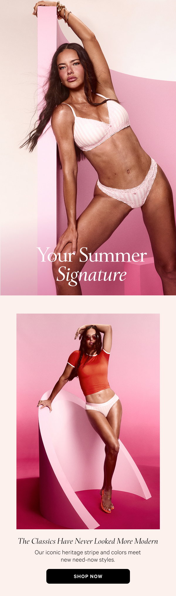 Your Summer Signature The Classics Have Never Looked More Modern
Our iconic heritage stripe and colors meet new need-now styles.