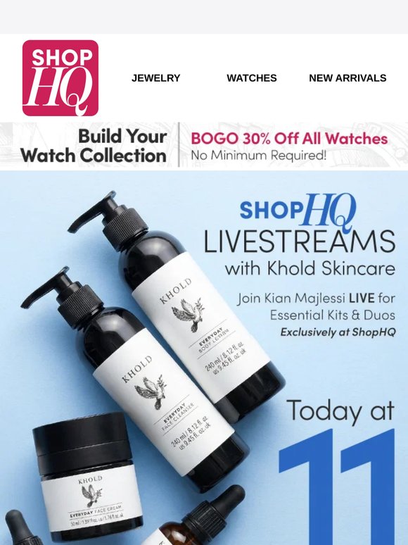 🔬 LIVE @ 11am ET with Khold Skincare