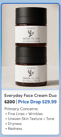 Khold | Everyday Face Cream Duo - $29.99