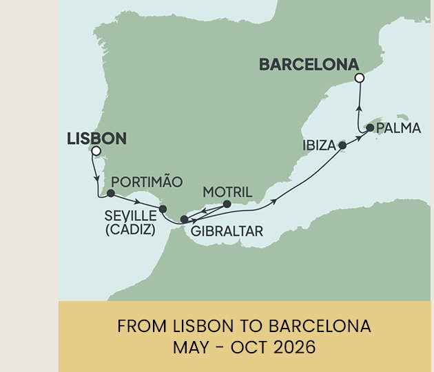 From: Lisbon to Barcelona