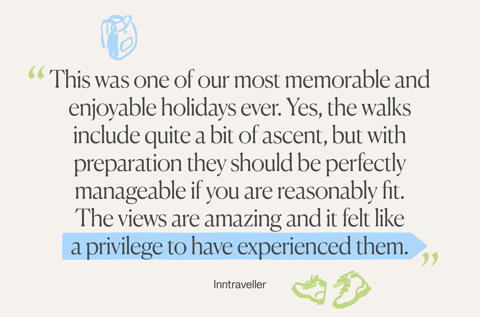 Quote from Inntraveller