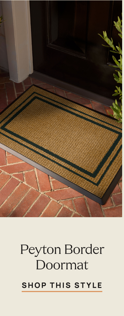 Peyton Border Doormat