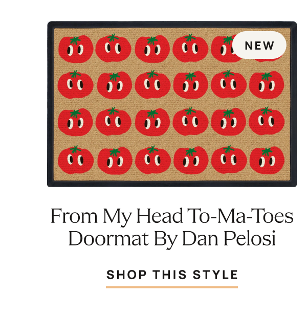 From My Head To-Ma-Toes Doormat