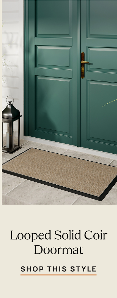 Looped Solid Coir Doormats