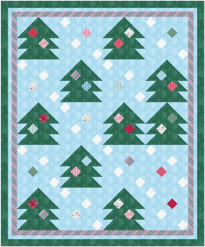 Image of Evergreen Park Winter Quilt Kit