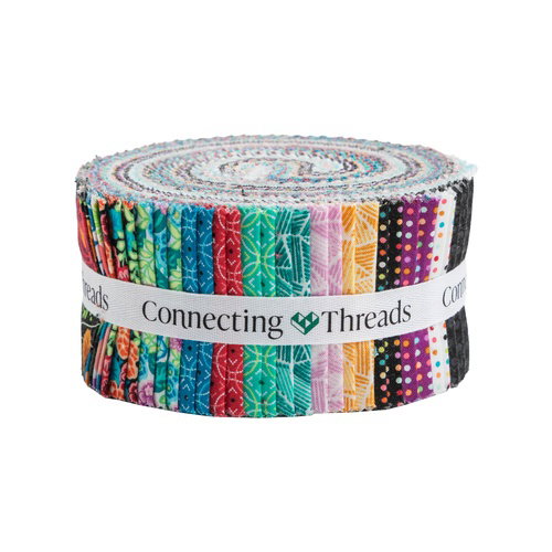 Image of Bright Blossoms 2.5 in Strips