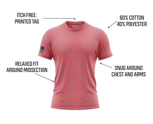 PATRIOT CREW FLAG T-SHIRT