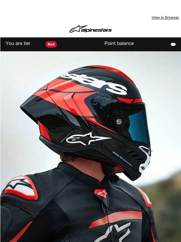 Last Chance! Join Alpinestars Membership today, earn 200 bonus points
