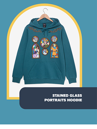 Stained Glass Portraits Hoodie