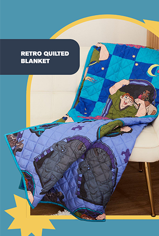 Retro Quilted Blanket