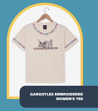 Gargoyles Embroidered Women's Tee