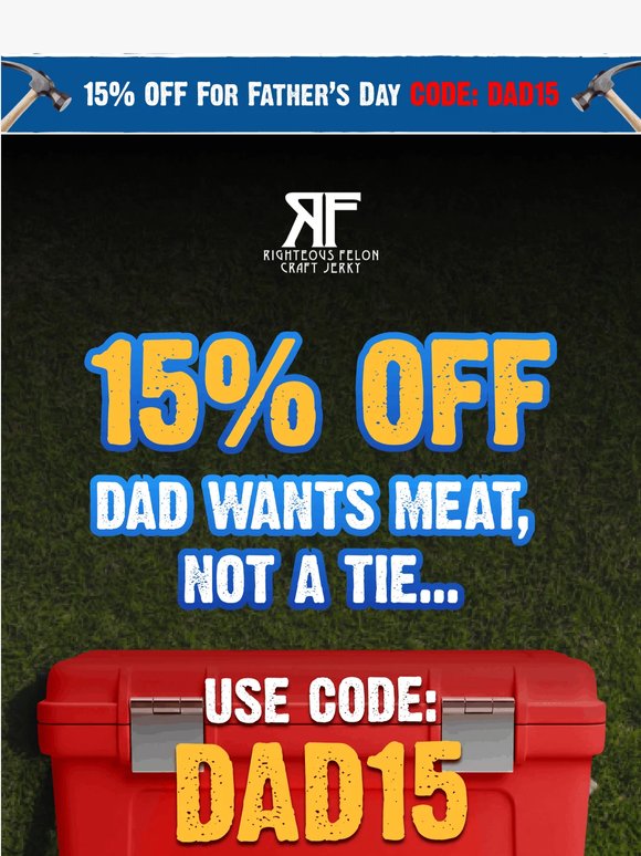 [15% OFF] The verdict is in for Father's Day 👨‍⚖️