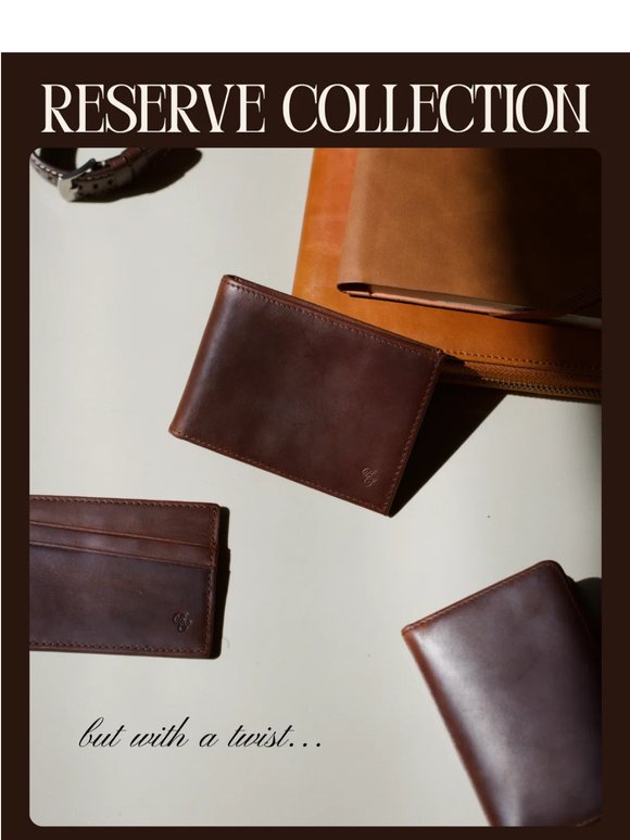 JUST DROPPED: Reserve Wallets 💳