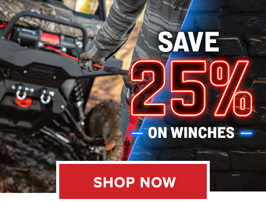 Save 25% on Winches