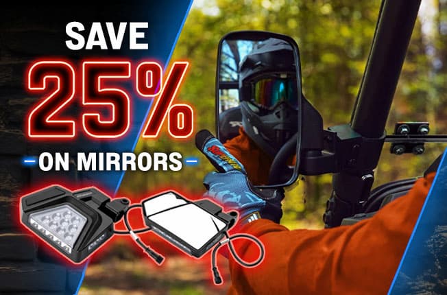 Save 25% on Mirrors