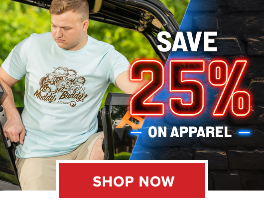 Save 25% on Apparel