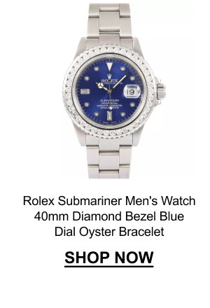 Rolex Submariner Men's Watch 40mm | Diamond Bezel | Blue Dial | Oyster Bracelet