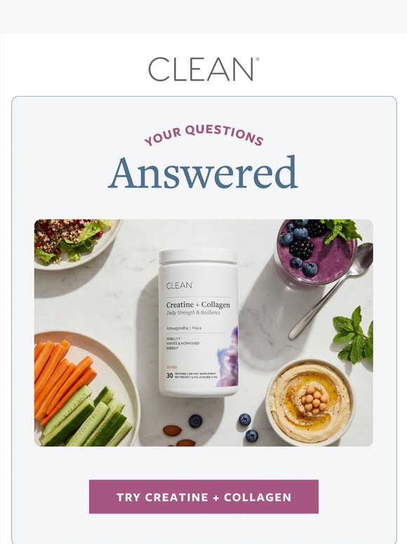 What You're Asking About Creatine + Collagen