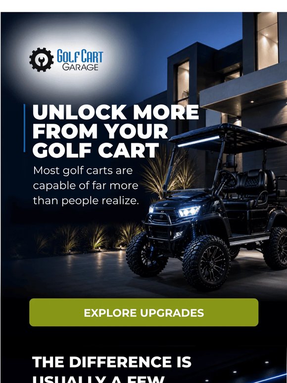 Most golf cart owners don't realize this