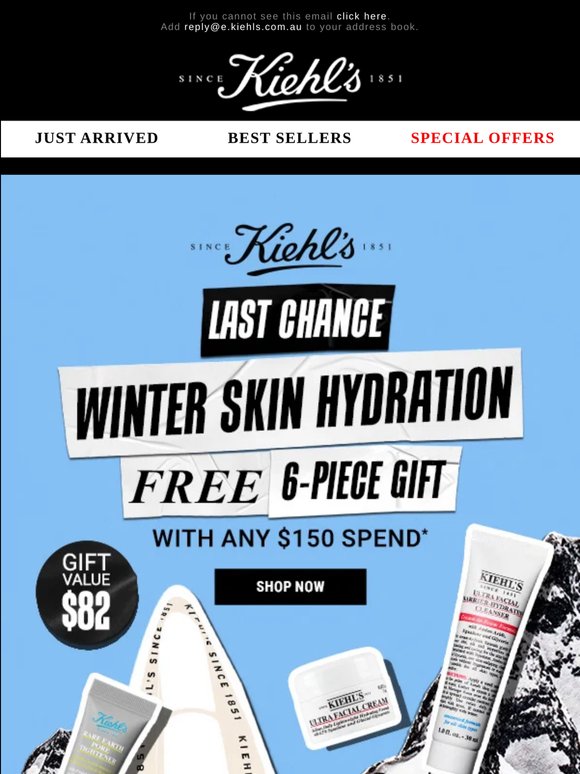 ❄ Free $82 Winter Gift* Ends On Sunday!