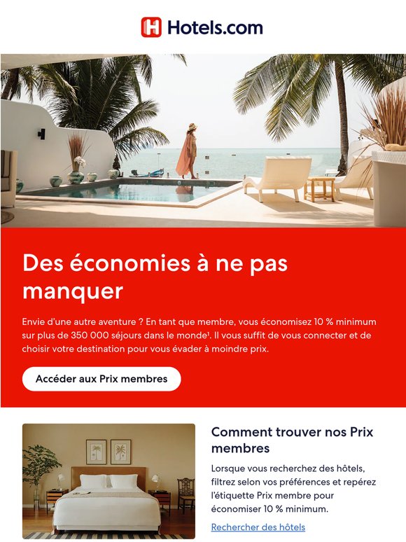N’oubliez pas votre remise membre