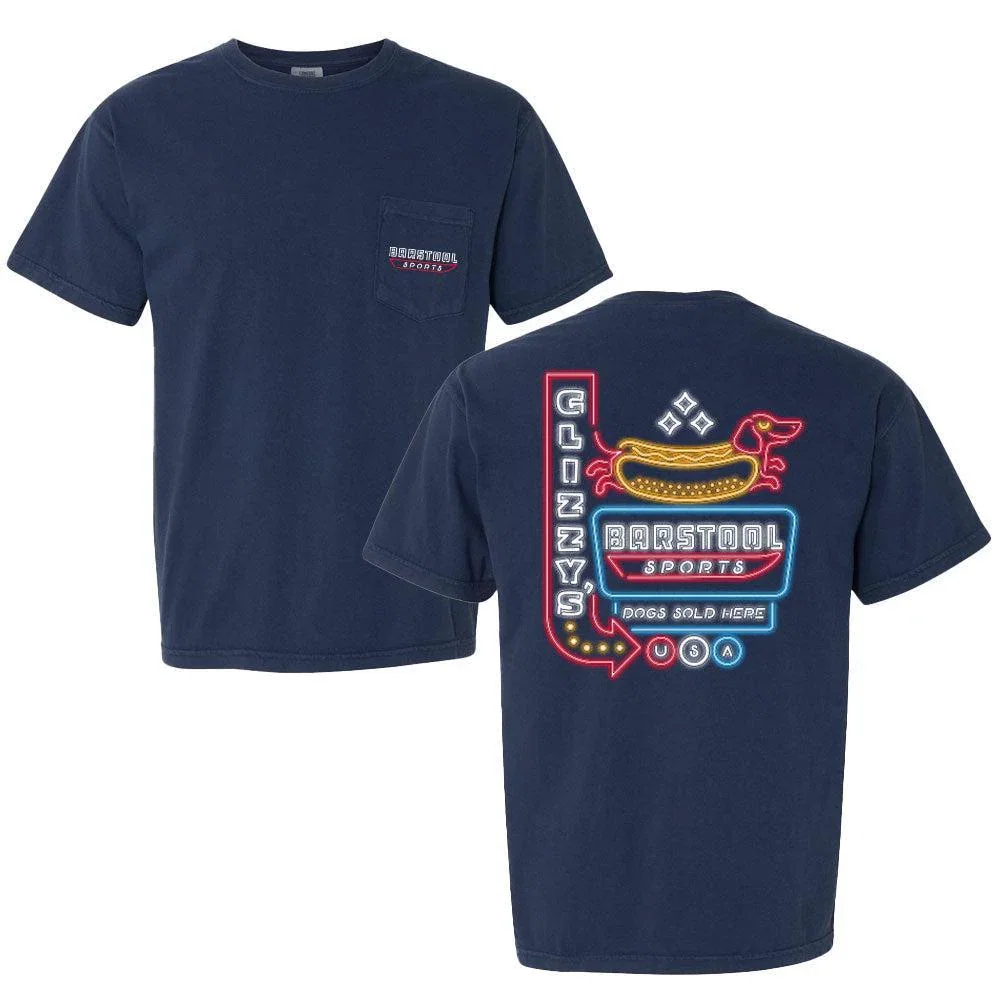 Image of Glizzy Neon Sign Pocket Tee