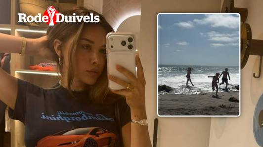 Ook gezin van Kevin De Bruyne is al in Amerika: Michele Lacroix en kinderen genieten van stranddag in de buurt van Los Angeles