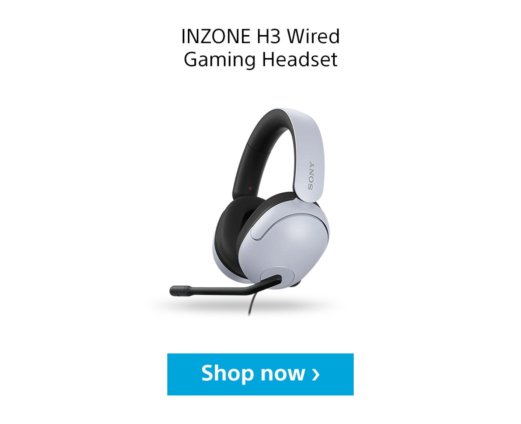 Inzone H3 Wired Gaming Headset | Shop now