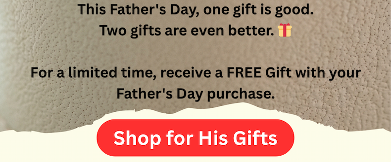 Get Father's Day gift for him with free bonus pendant.