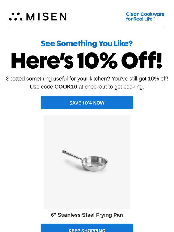 10% Off Kitchen Essentials