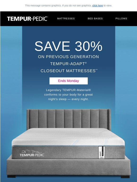Save 30% on legendary comfort