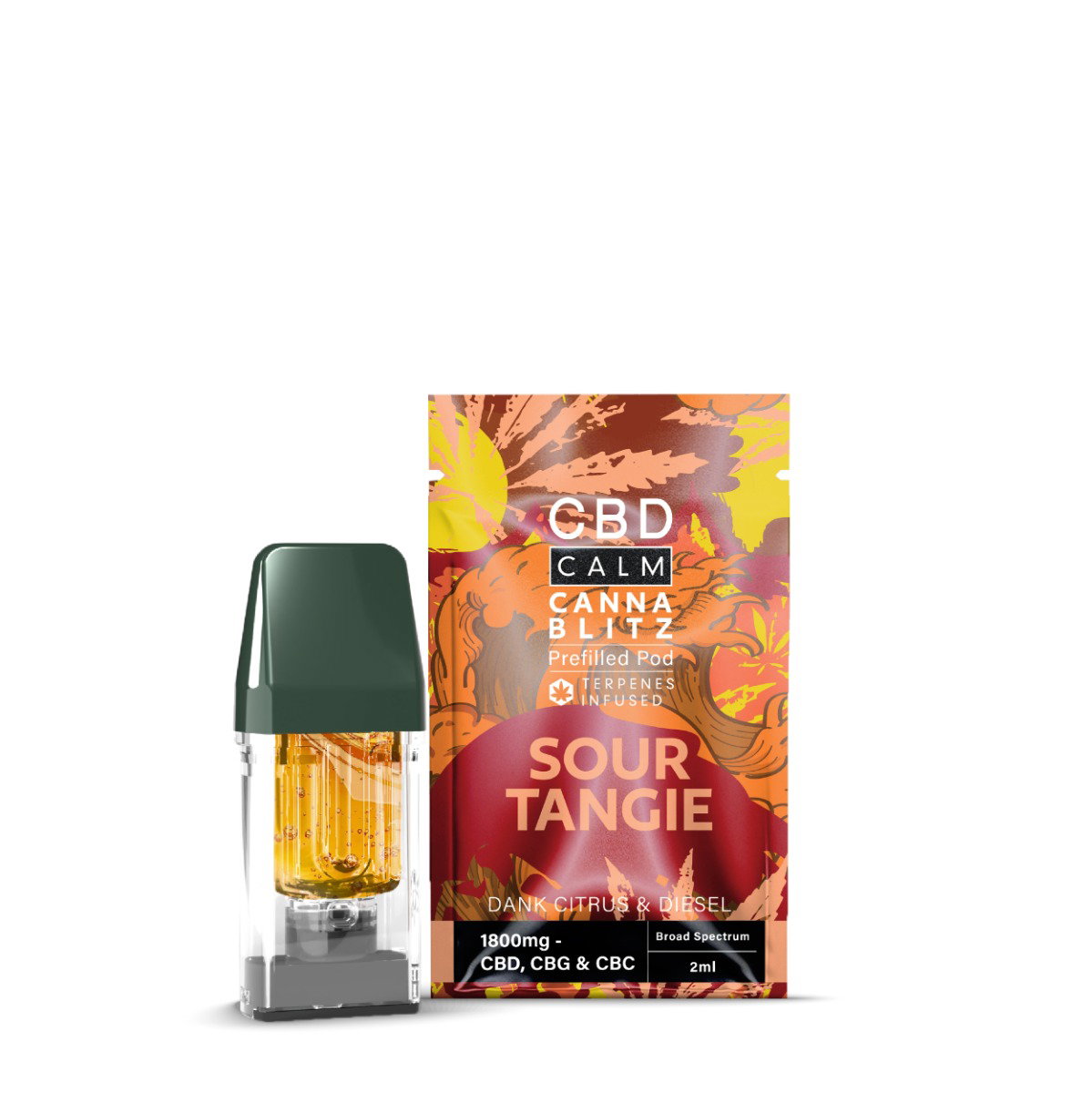 Image of Sour Tangie - Cannablitz Prefilled Pod