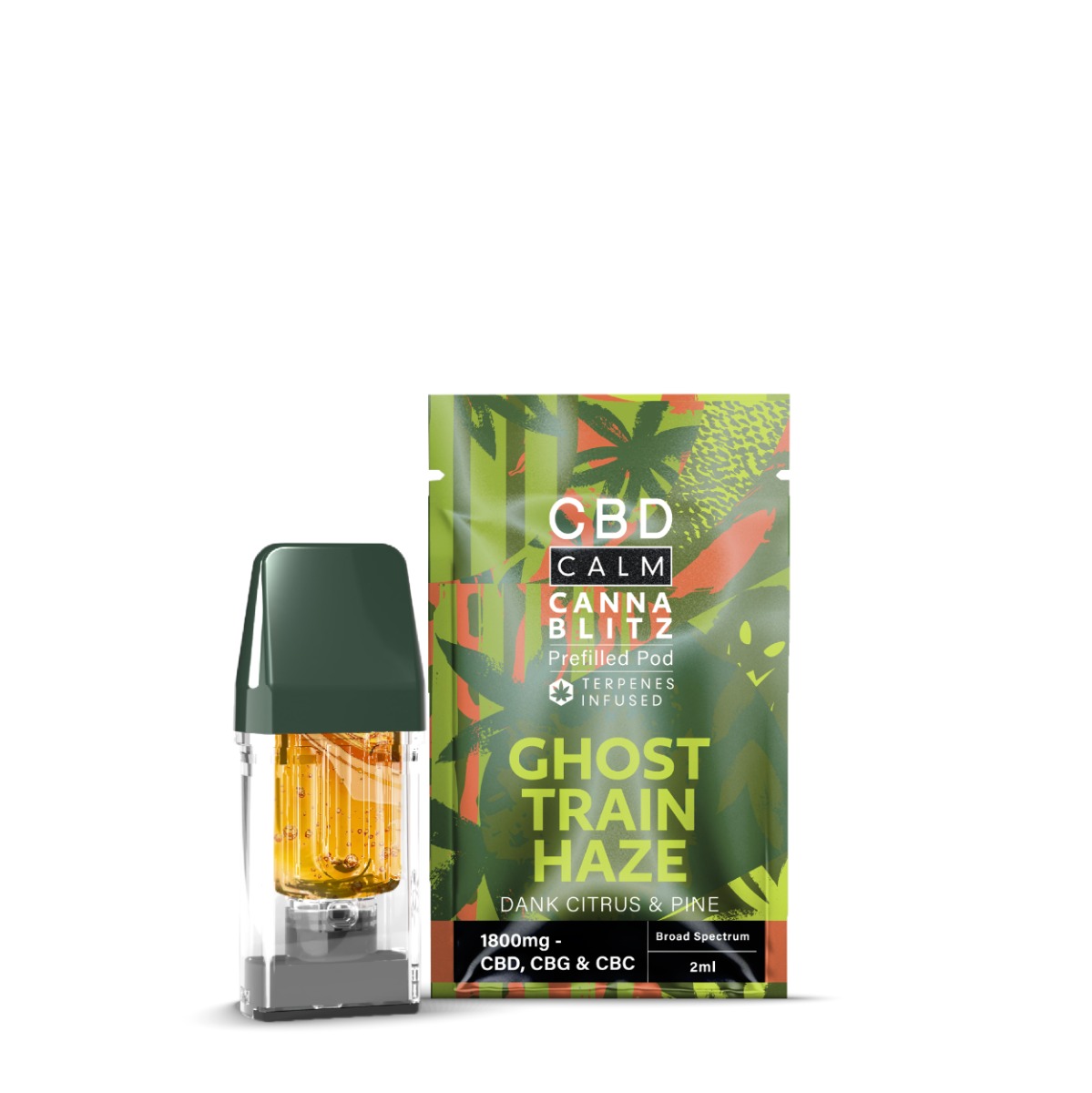 Image of Ghost Train Haze - Cannablitz Prefilled Pod