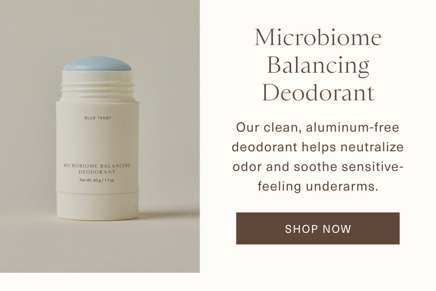 Microbiome balancing deodorant
