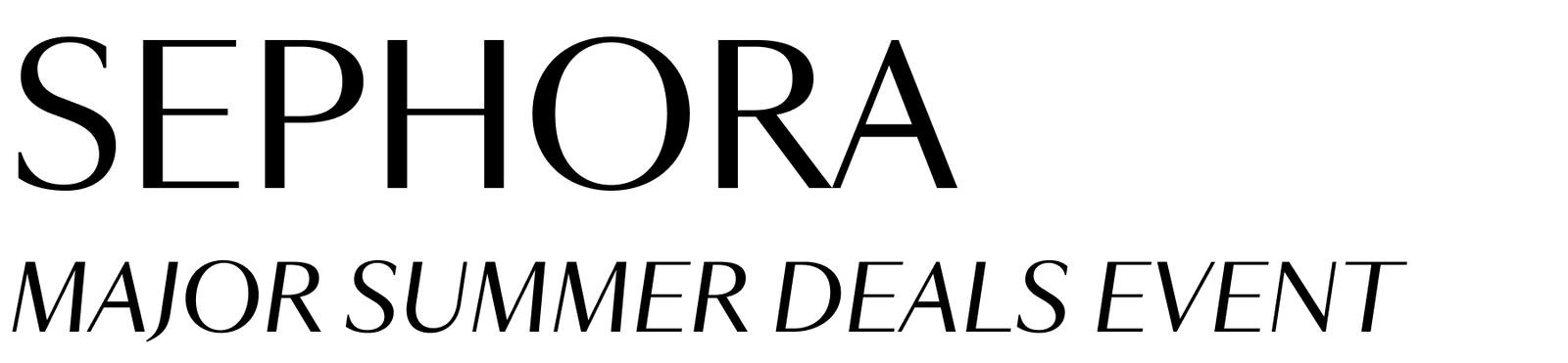 Sephora Major Summer Deals Event