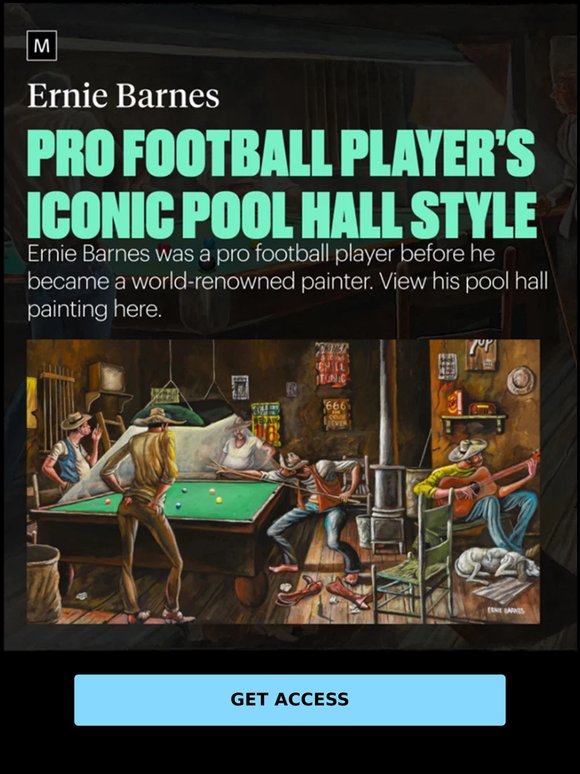 Launching: Ernie Barnes' Pool Hall
