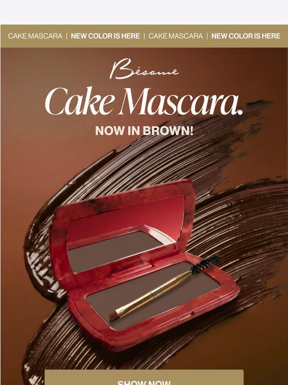 NEW: Brown Cake Mascara