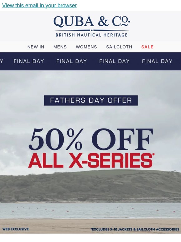 FINAL DAY | 50% Off All X-Series