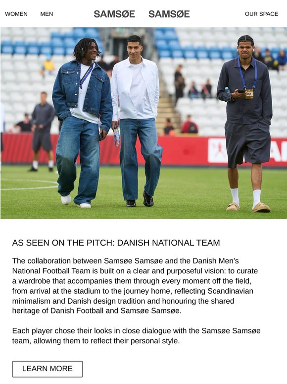 As seen on the pitch: The Danish National Team