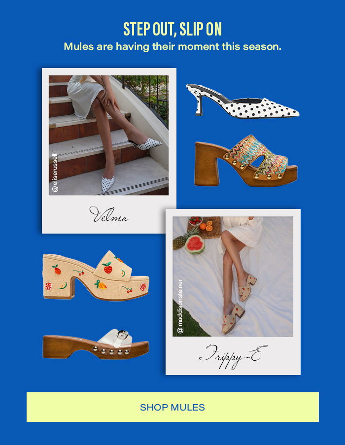 Step of, slip on - Shop mules