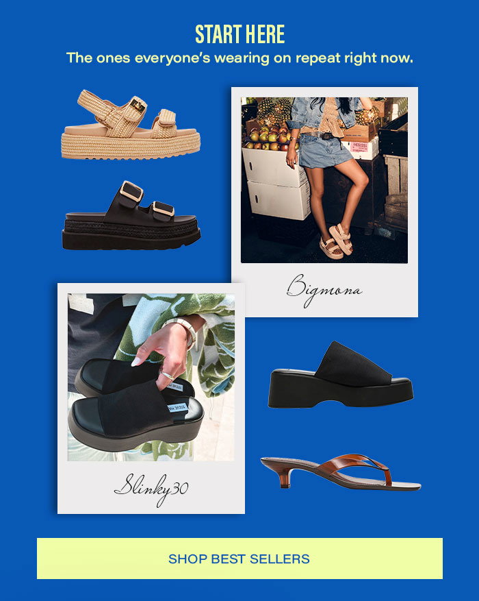 Start here - Best selling sandals