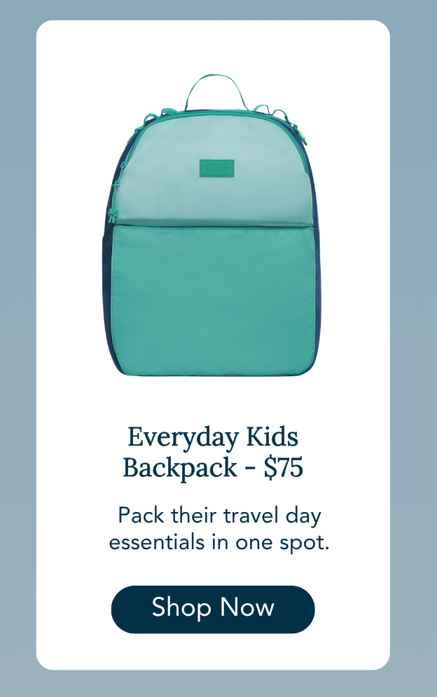 Blue kids backpack 