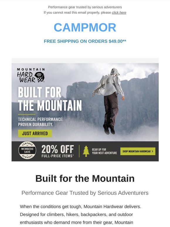 🏔️ Built for the Mountain — Shop Mountain Hardwear