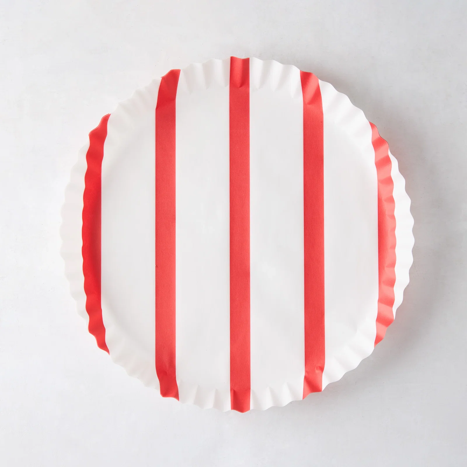 Image of Red Striped Parchment Liners, set of 40