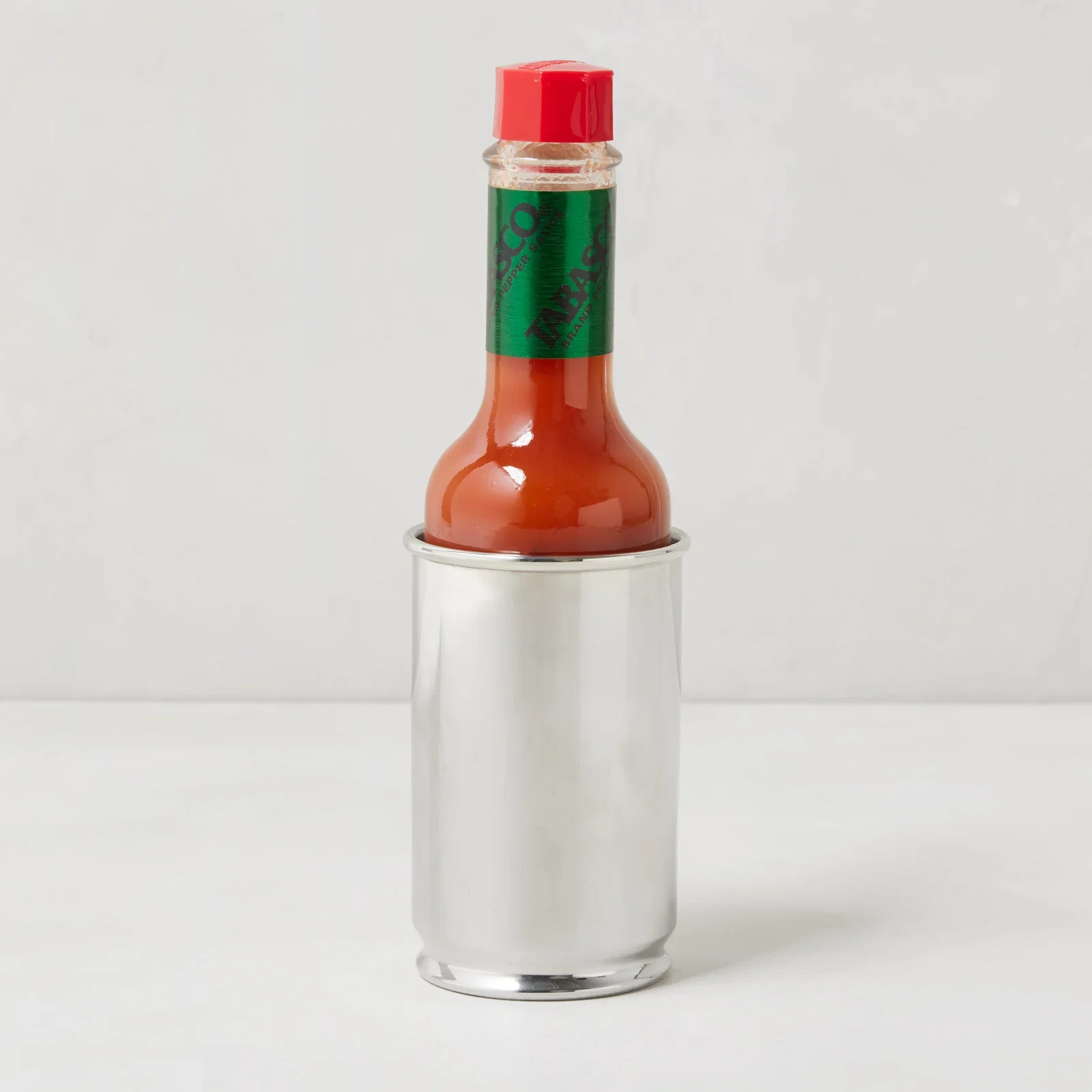 Image of Pewter Tabasco Holder, 5oz